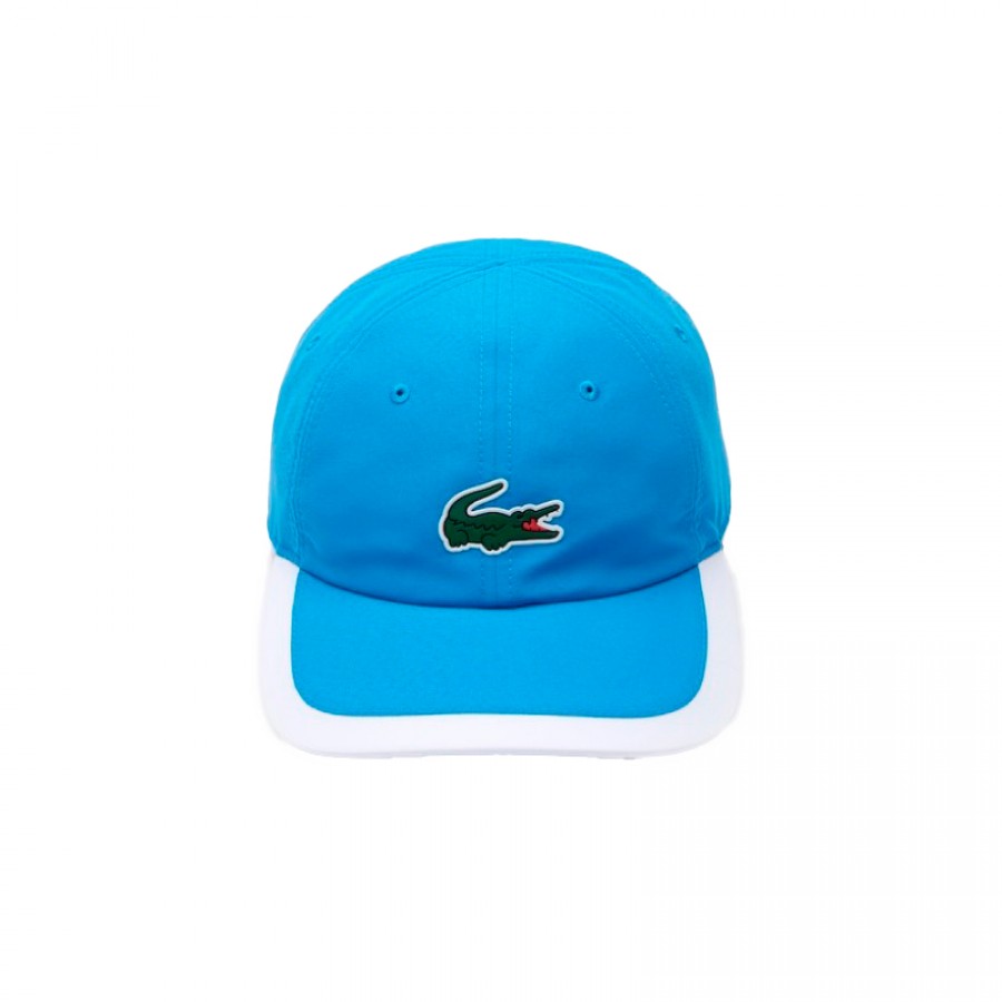 Tampa de Lacoste Leve Azul Branco