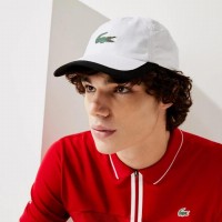 Casquette Lacoste Legere Blanc Bleu Marine