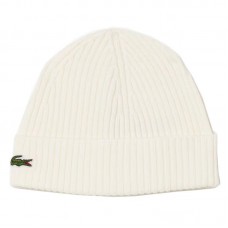 Gorro Lacoste Lana Blanco
