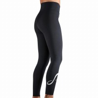 Endless Cross Pocket Nero Bianco Leggings