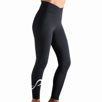 Endless Cross Pocket Nero Bianco Leggings