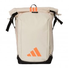Mochila Adidas Multigame 3.5 Blanco Tiza Naranja