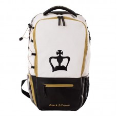 Mochila Black Crown Raptor V2 Blanco Dorado