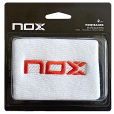 Braccialetti Nox Bianco Logo Rosso 2 Unità Braccialetti Nox Bianco Logo Rosso 2 Unità