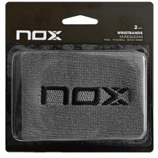 Munequeras Nox Logo Grigio Nero 2 Unita Munequeras Nox Logo Grigio Nero 2 Unita