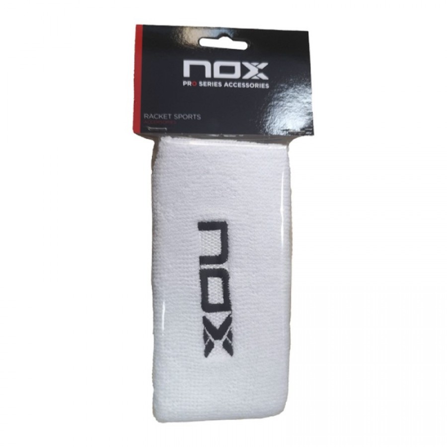 Munequeras Nox Long White Logo Noir 2 unites