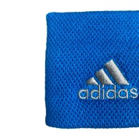 Wristbands Adidas Blue Grey 2 Units