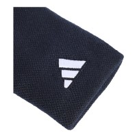 Muñequeras Adidas Azul Oscuro Blanco Grande 2 Unidades