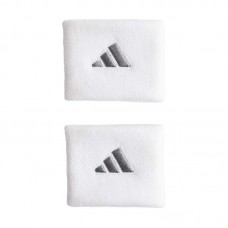 Muñequeras Adidas Blanco Plata 2 Unidades