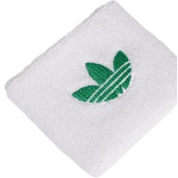 Muñequeras Adidas Original Tenis Blanco 2 Unidades