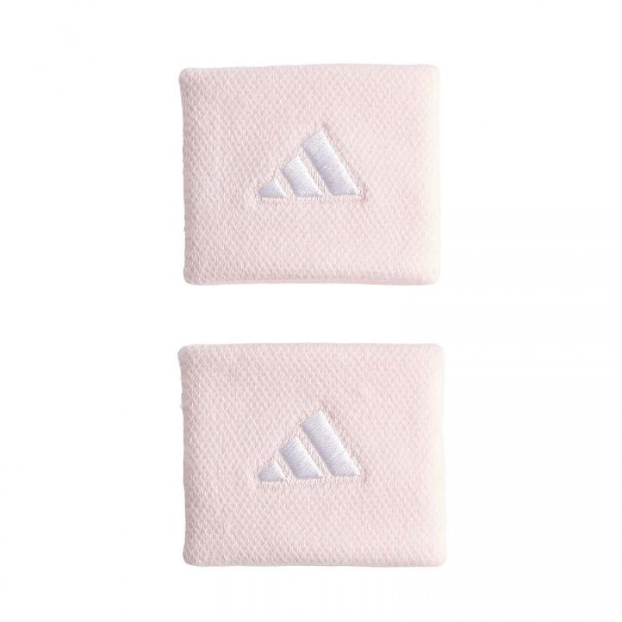 Muñequeras Adidas Rosa Claro 2 Unidades