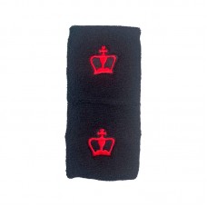 Black Crown Short Black Wristbands Noir 2 Unites