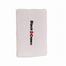 Muñequeras Black Crown Largas Blanco 2 Unidades