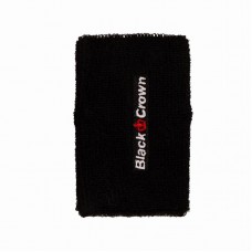 Muñequeras Black Crown Largas Negro 2 Unidades