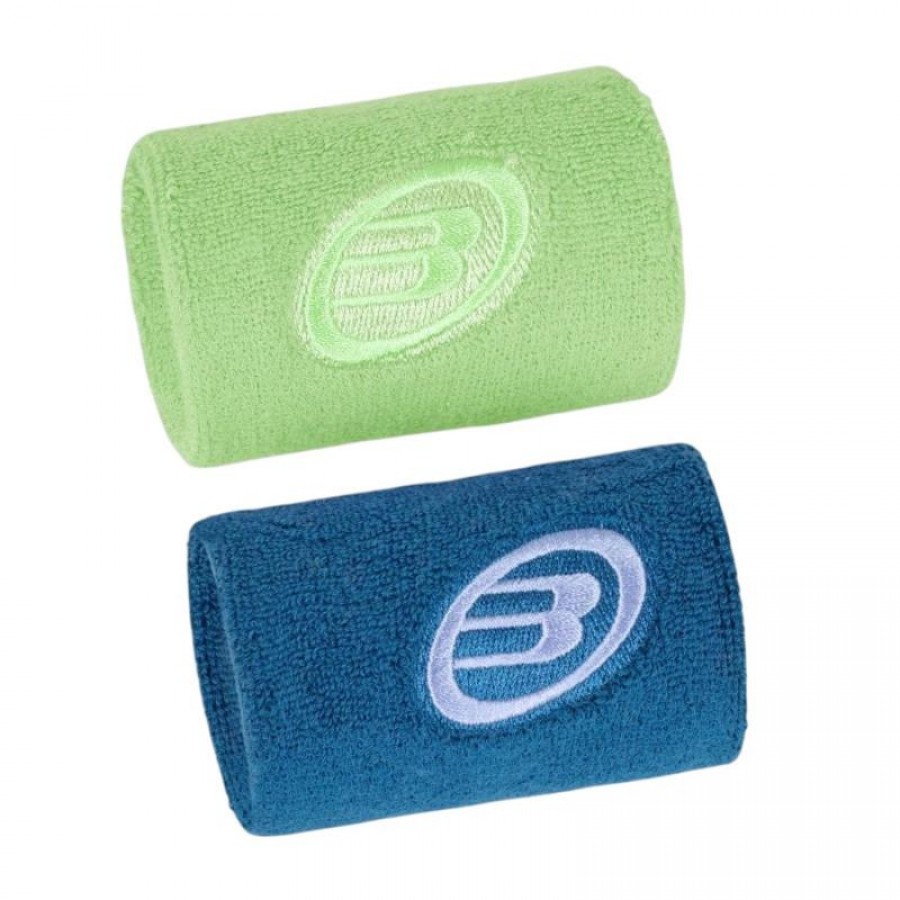 Muñequeras Bullpadel BPMU2405 I Verde Azul Oscuro