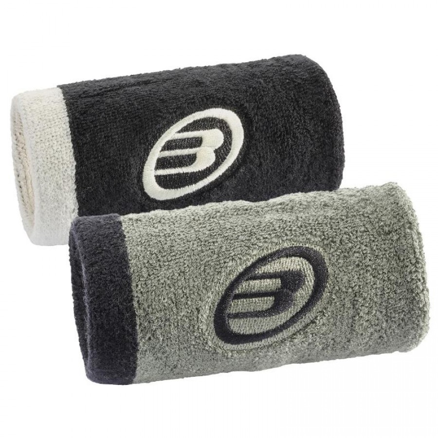 Muñequeras Bullpadel Premier Padel BPMU-PMR2607 Kaki Negro