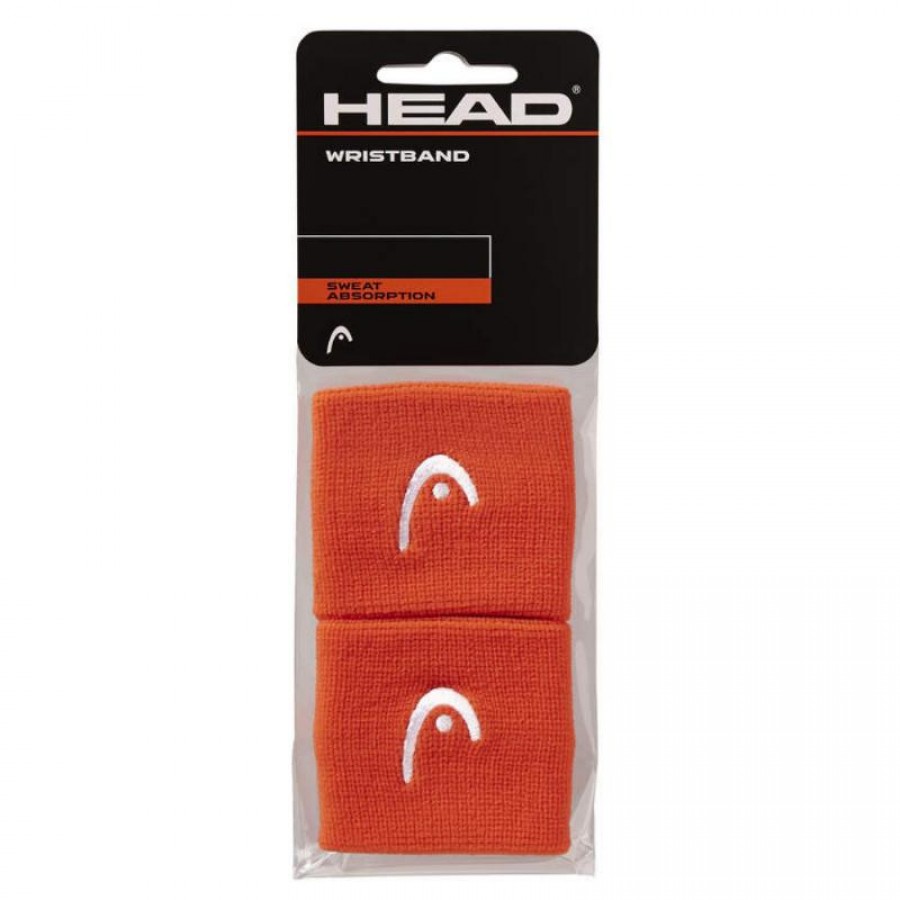 Muñequeras Head Naranja 2,5'