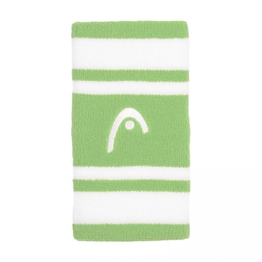 Cabeca Listrada 5 Pulseiras Verde Branco 2 Unidades