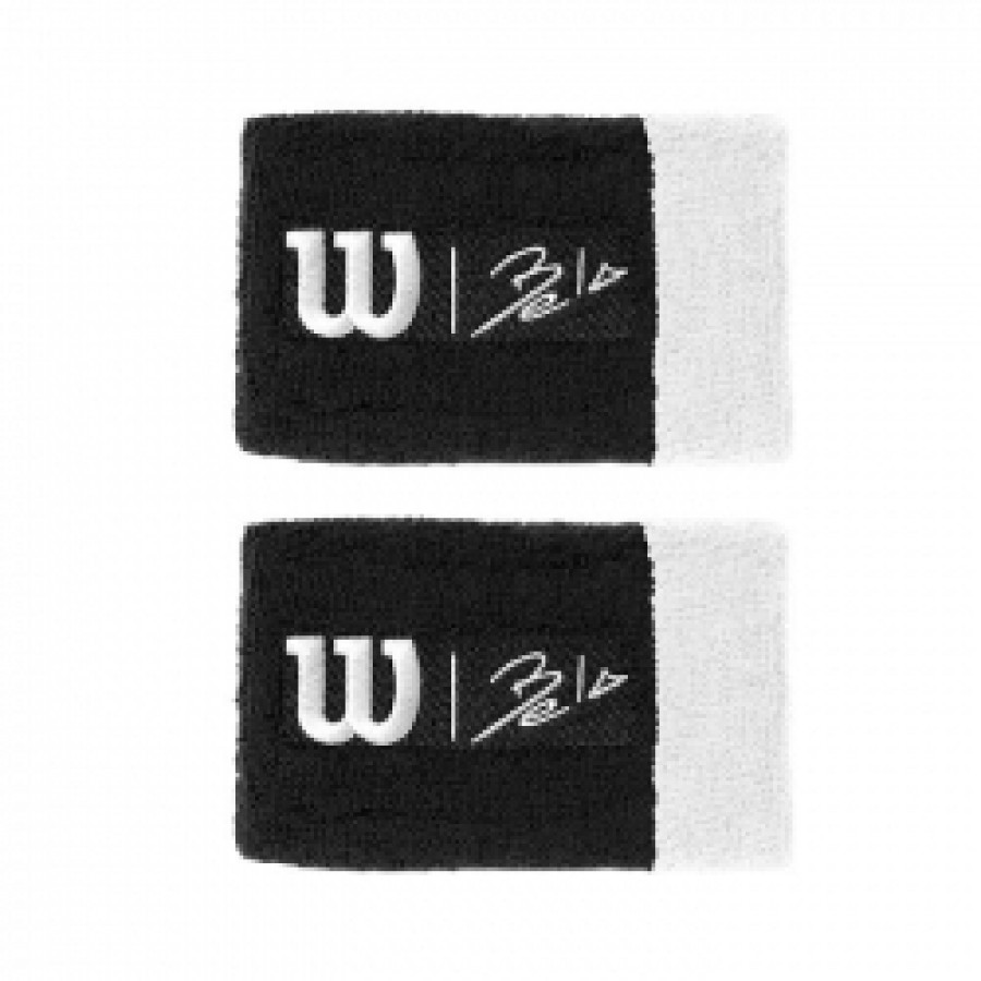 Wilson Bela II Black White Wristbands