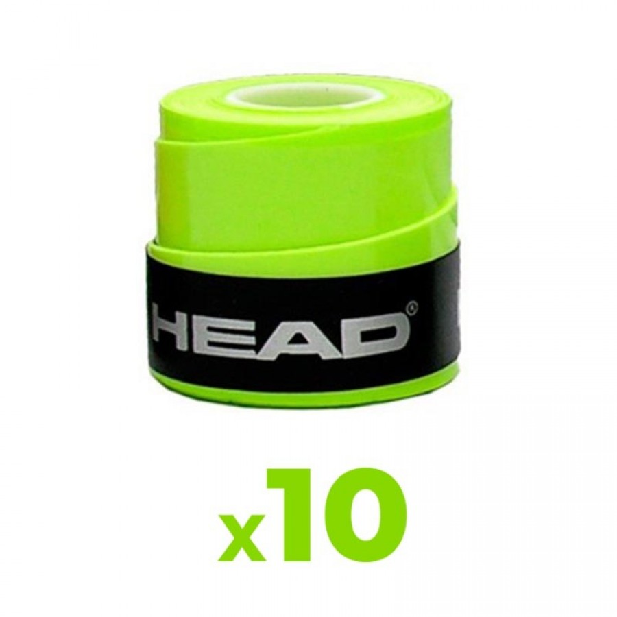 Overgrip Head Xtreme Soft Yellow 10 Units - Barata Oferta Outlet