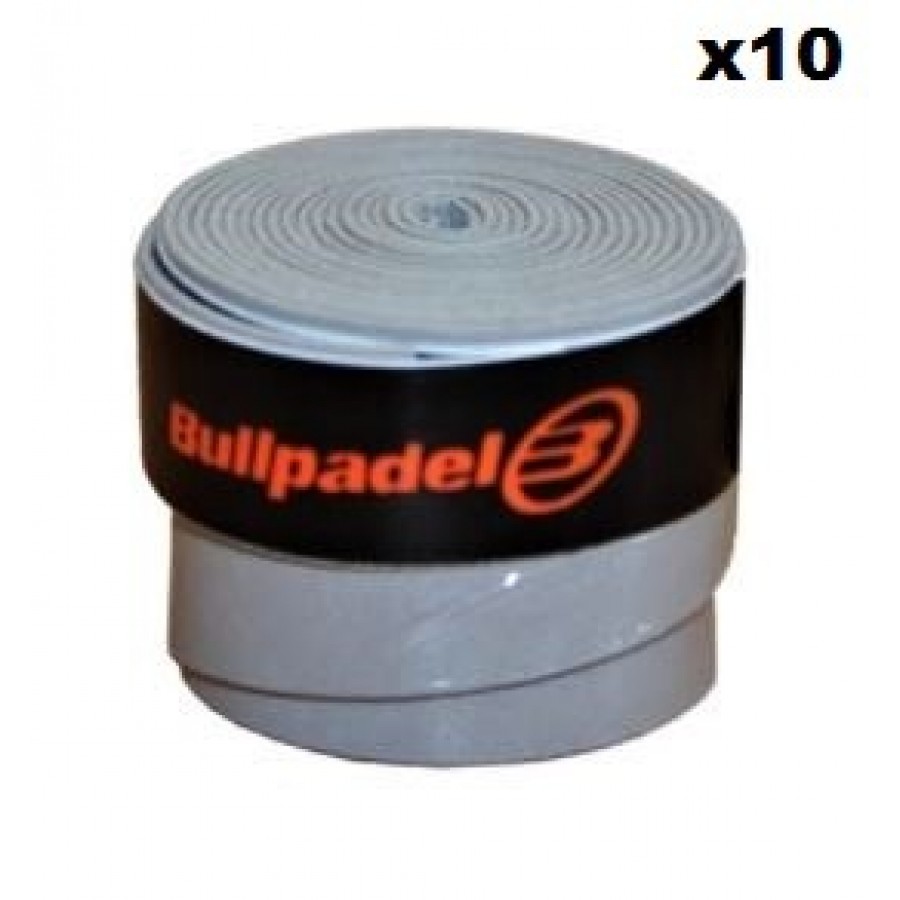 Overgrips Bullpadel Plain White 10 Units - Barata Oferta Outlet