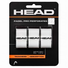 Overgrips Head Padel Pro Perfurado Branco 3 Unidades Overgrips Head Padel Pro Perfurado Branco 3 Unidades