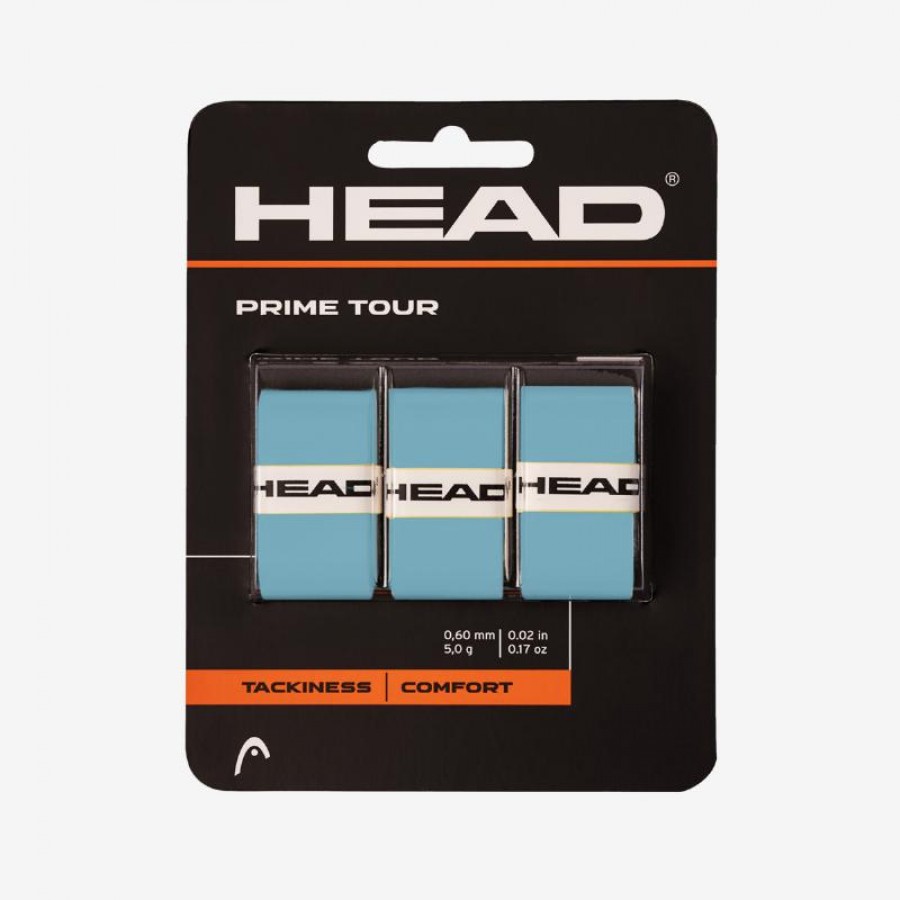 Overgrips Head Prime Tour Blue 3 Units