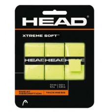 Overgrips Head Xtreme Soft Yellow 3 Units Overgrips Head Xtreme Soft Yellow 3 Units