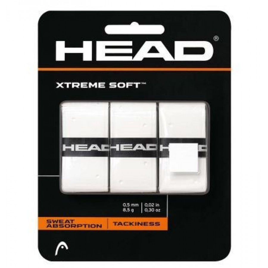 OVERGRIPS PADEL Head Xtreme Soft 3 Unita Bianche