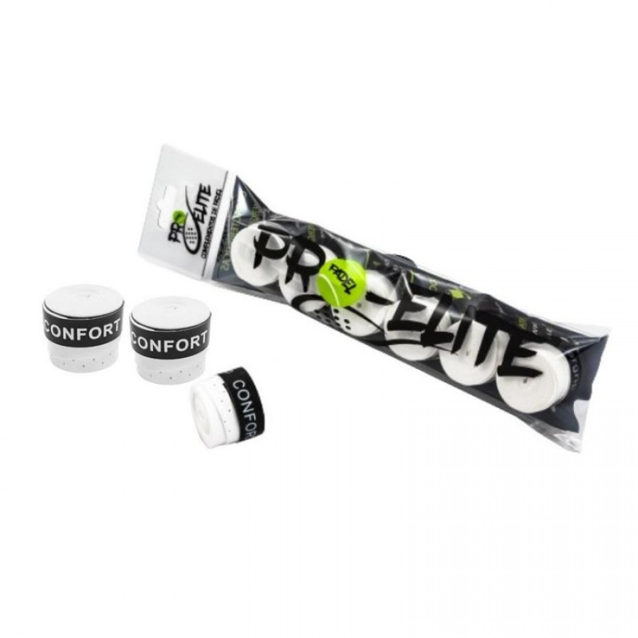 Couvre-poignées Pro Elite Comfort Perforé Blanc 6 unités