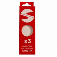Overgrips Softee Cinetik Lisos Blanco 3 Unidades