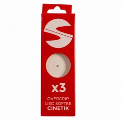 Softee Cinetik Smooth White Overgrips 3 Units