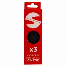 Overgrips Softee Cinetik Lisos Negro 3 Unidades