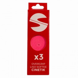 Softee Cinetik Smooth Overgrips Pink 3 Units