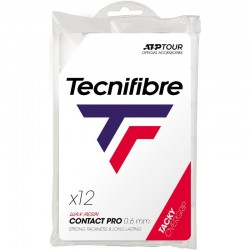 Surgrips Tecnifibre Contact Pro Blanco 12 Unidades