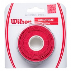 Wilson AbsorbX Padel Red Overgrips 3 unités