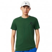 Pack Lacoste Novak Djokovic T-Shirt Verde e Branco Boné