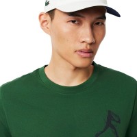 Pack Lacoste Novak Djokovic T-Shirt Verde e Branco Boné