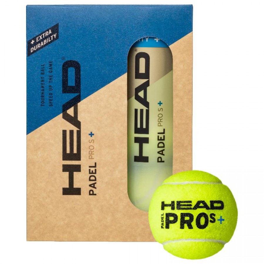 Pack de 2 Botes de Pelotas Head Padel Pro S+