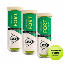 Pack de 3 Botes de Pelotas Dunlop Fort All Court Pack de 3 Botes de Pelotas Dunlop Fort All Court