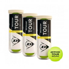 Pack de 3 Botes de Pelotas Dunlop Tour Brillance Pack de 3 Botes de Pelotas Dunlop Tour Brillance