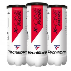 Pack de 3 Botes de Pelotas Tecnifibre Padel X-One