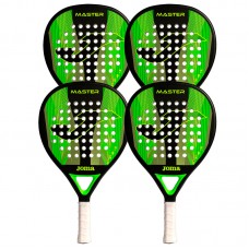 Joma Master Black Fluor Green X4 Pack Joma Master Black Fluor Green X4 Pack