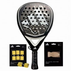 Pack Pala Adidas Bisoke Attk Carbon 2024 con Overgrips y Protector Pack Pala Adidas Bisoke Attk Carbon 2024 con Overgrips y Protector