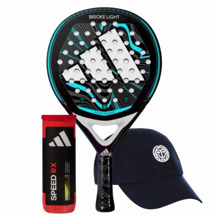 Pack Raquette adidas Bisoke Light 2024 avec casquette et balles