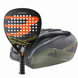 Raquete Pack Bullpadel Tello Chingotto Vertex 03 2023 com Saco de Raquete de Padel