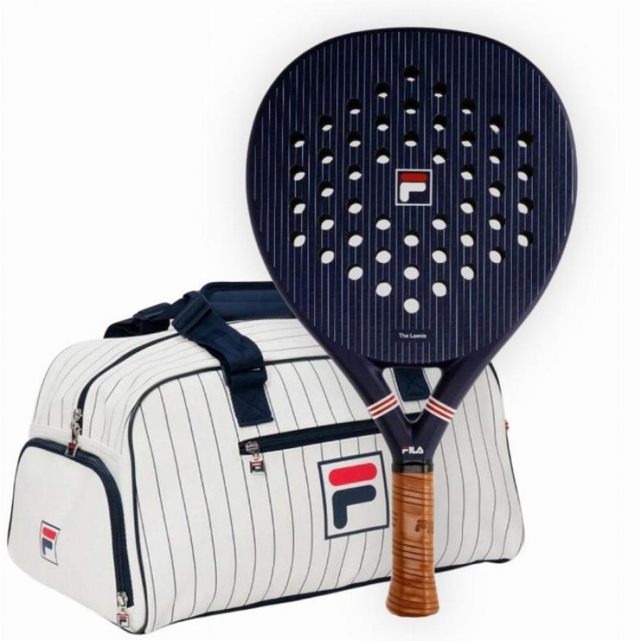 Pack Fila The Leavis Blue Raquete e Saco de Raquete de Padel