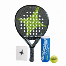 Pacote de pá StarVie Australis com pulseira e bolas Pacote de pá StarVie Australis com pulseira e bolas