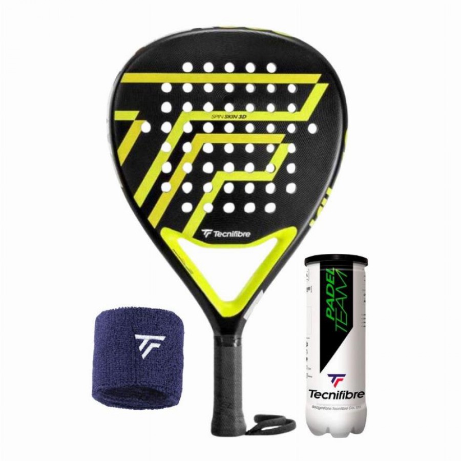 Pack Raquete Tecnifibre Wall Breaker 355 com Pulseira e Bolas
