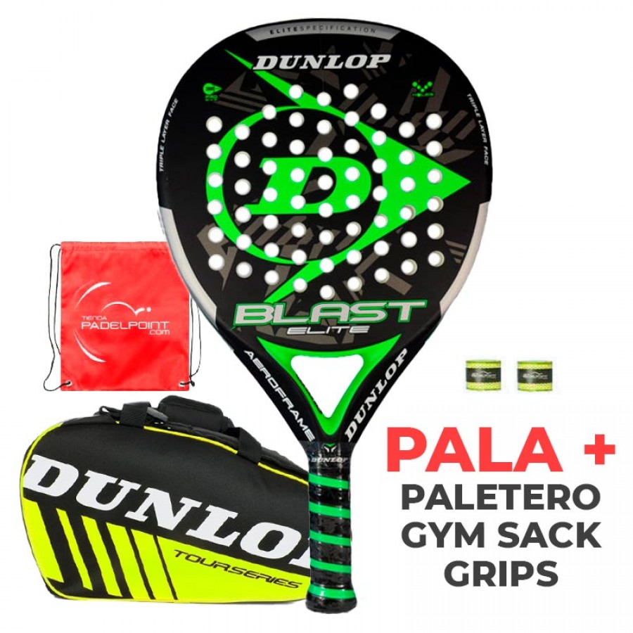 Pack Dunlop Blast Elite Verde Neon Tour Series